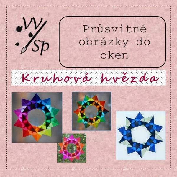 Kruhová hvězda do okna