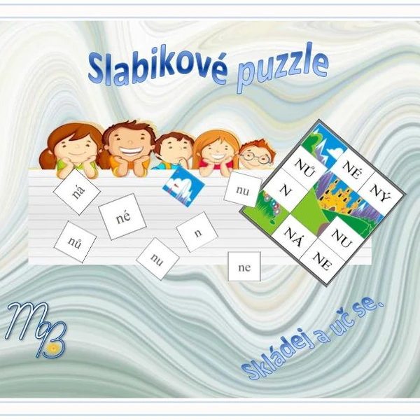 SLABIKOVÉ PUZZLE - skládej a uč se