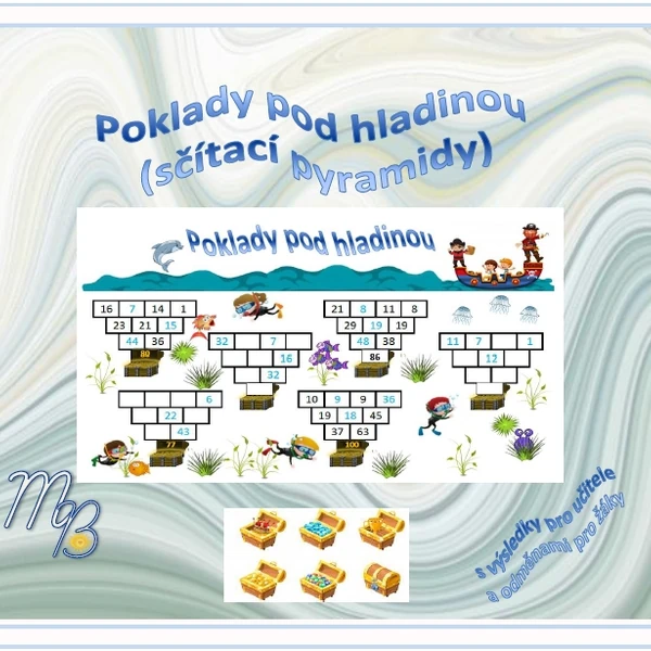 POKLADY POD HLADINOU – sčítací pyramidy