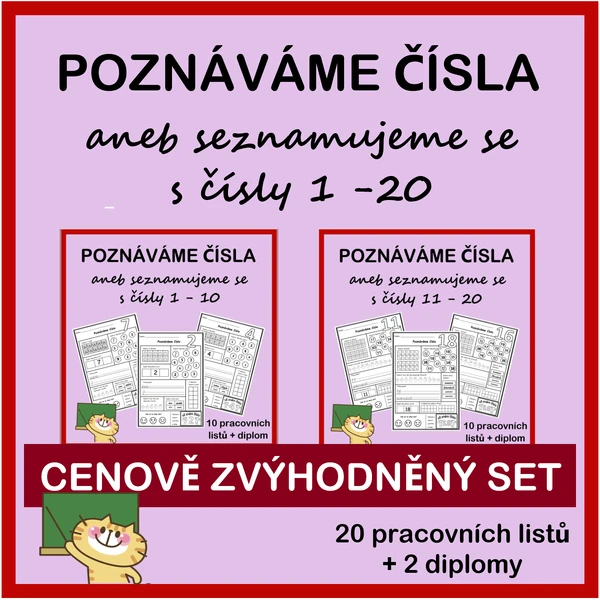 Poznáváme čísla 1 - 20