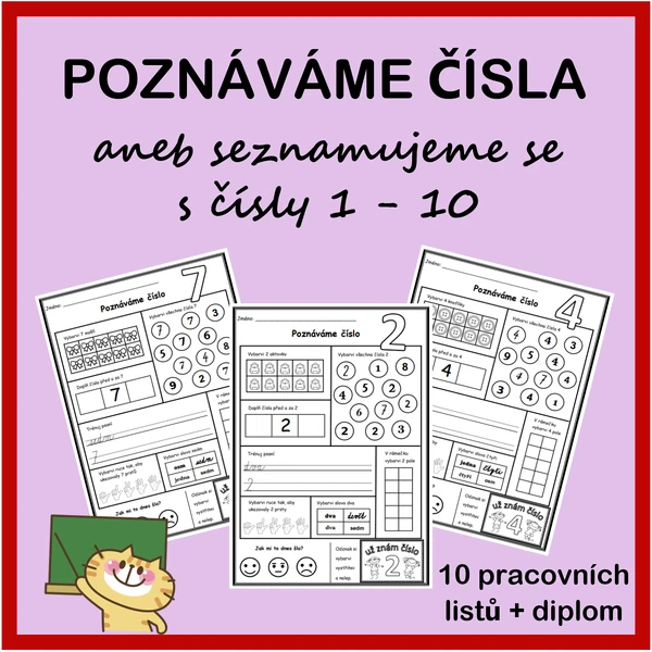 Poznáváme čísla 1 - 10