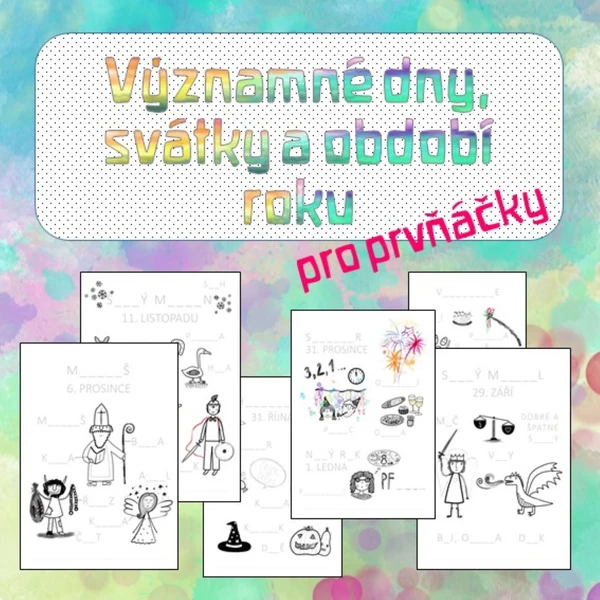 Významné dny, svátky a období roku - pro prvňáčky