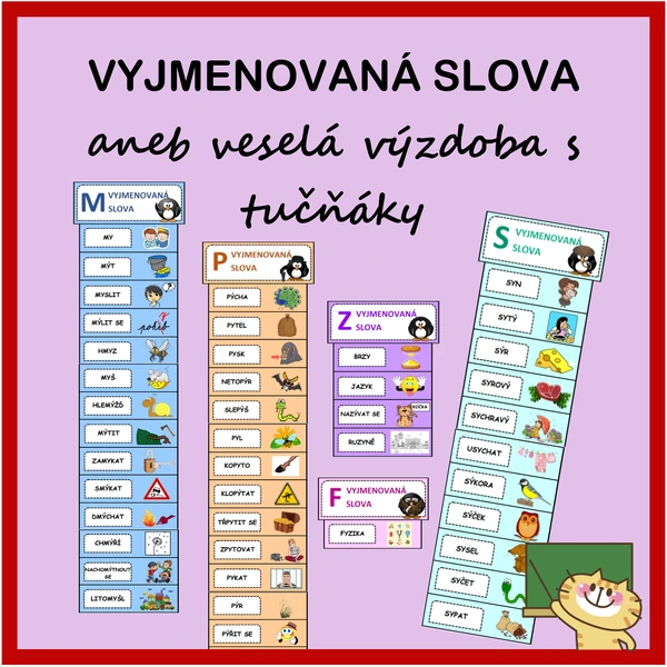Vyjmenovaná slova s tučňáky