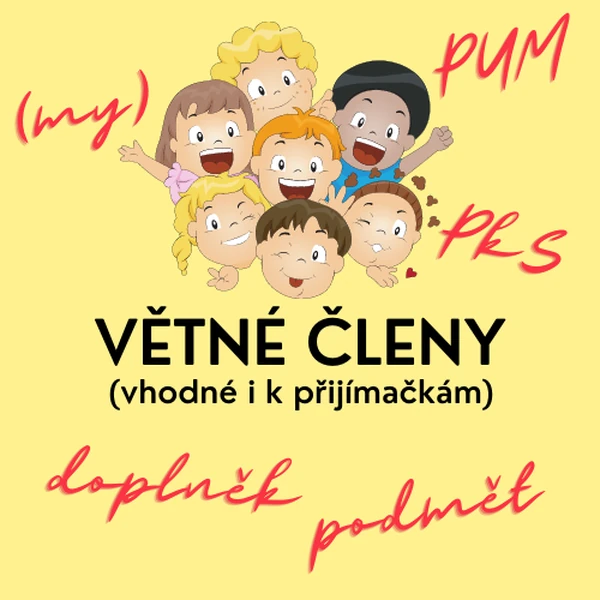 Větné členy (písemné práce / pracovní listy) pro 2. stupeň