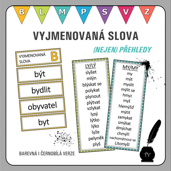 Vyjmenovaná slova - přehled