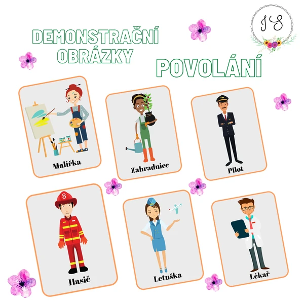 Demonstrační obrázky - povolání 