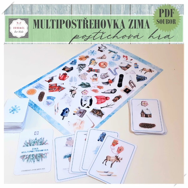 MULTIPOSTŘEHOVKA ZIMA - postřehová stolní hra