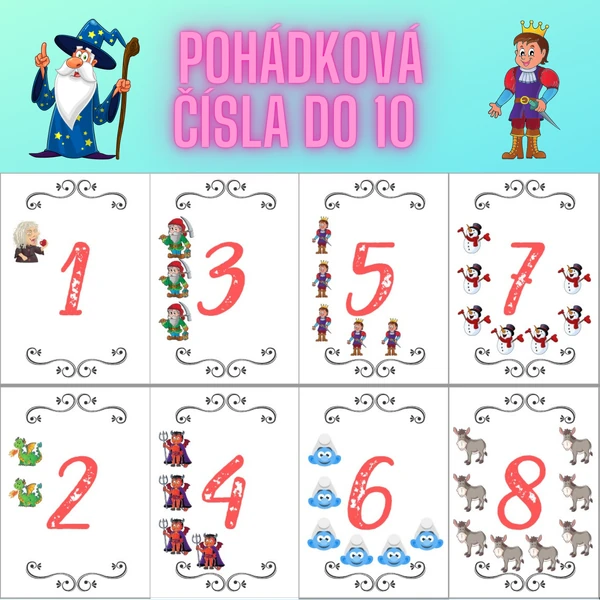 Pohádková čísla do deseti