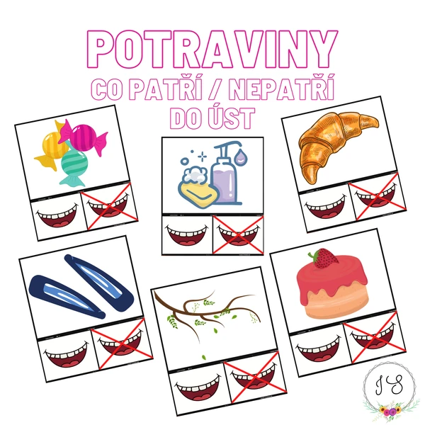 Kolíčkování - potraviny