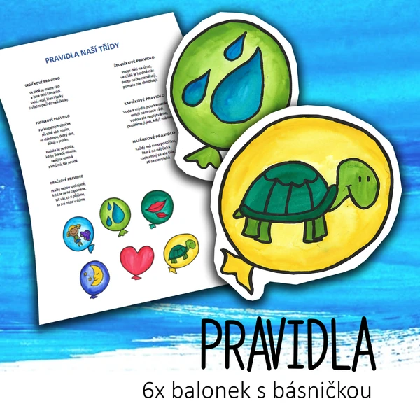 PRAVIDLA TŘÍDY - obrázky a básničky