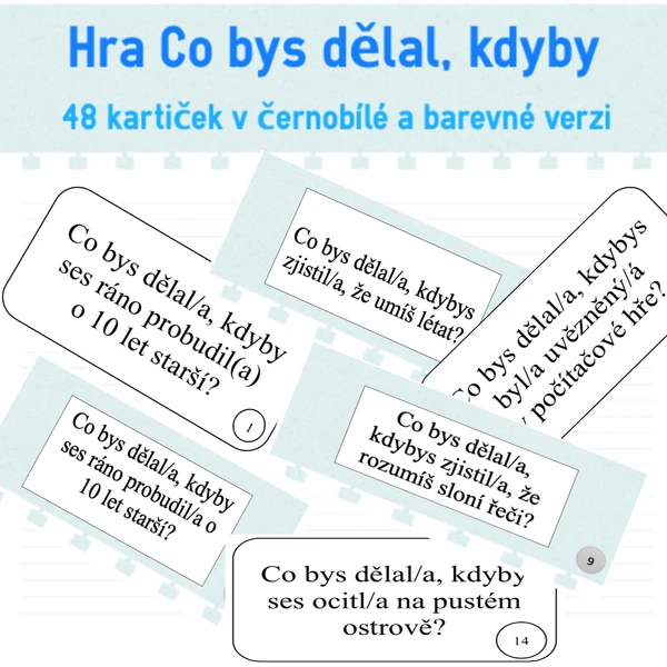 Hra Co bys dělal, kdyby