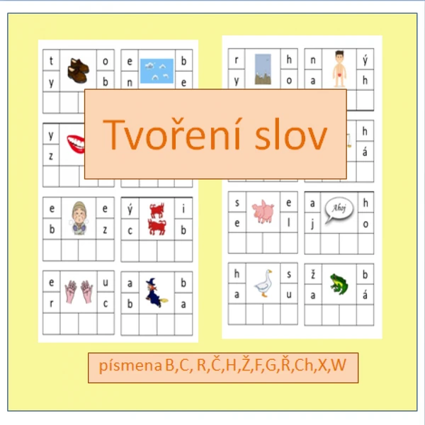 Tvoření slov II - psaní, čtení