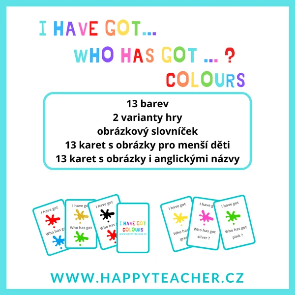 I have got.../Who has got...? - Colours