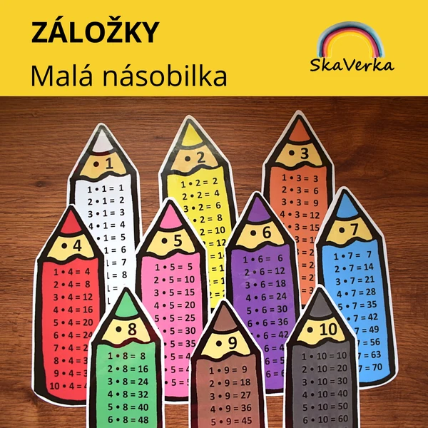 ZÁLOŽKY - malá násobilka