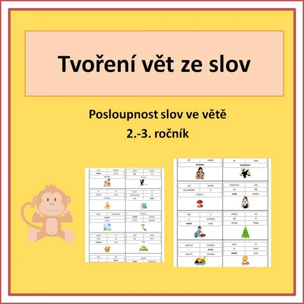Tvoření vět ze slov