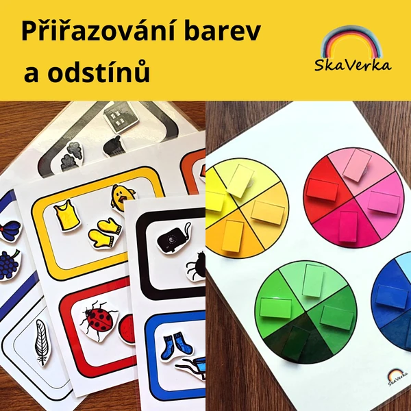 Přiřazování barev a odstínů