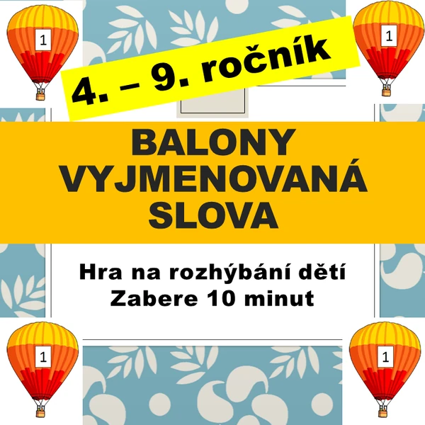 HRA - vyjmenovaná slova