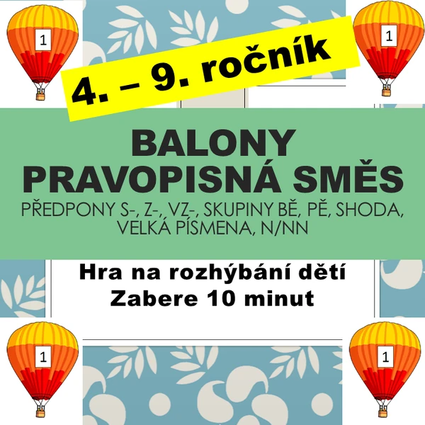 HRA - balony - pravopisná směs