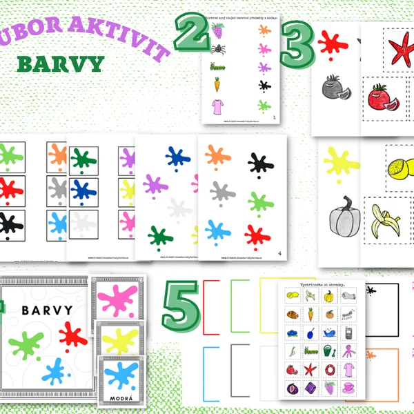 BARVY - Sada aktivit