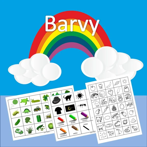 Barvy - kartičky