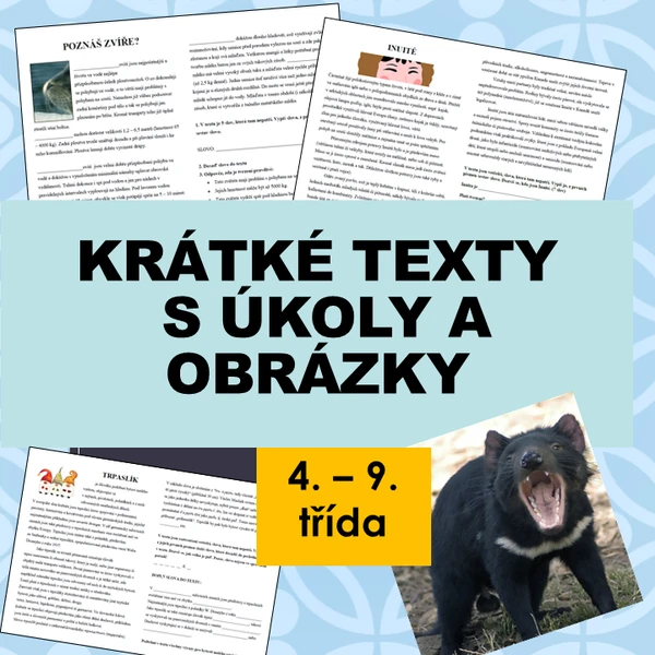 Krátké texty s vetřelci a úkoly