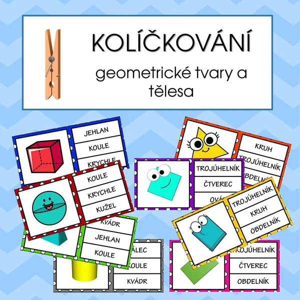 KOLÍČKOVÁNÍ - geometrické tvary a tělesa