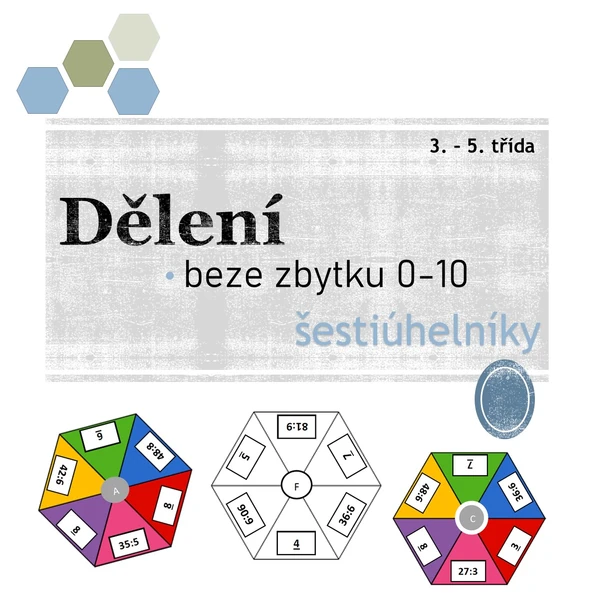 Dělení beze zbytku - šestiúhelníky