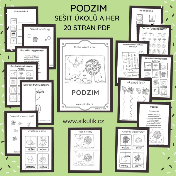 SEŠIT ÚKOLŮ A HER PODZIM