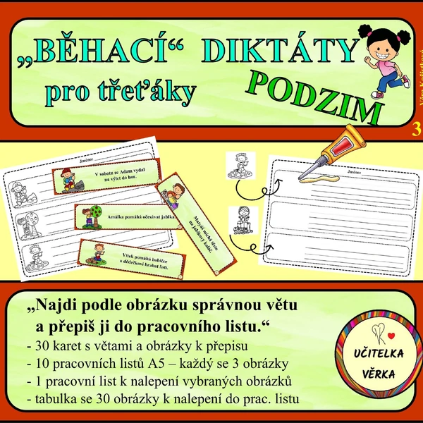 BĚHACÍ DIKTÁTY PRO TŘEŤÁKY - PODZIM