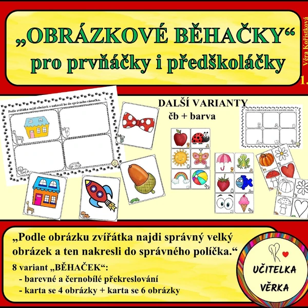 OBRÁZKOVÉ "BĚHAČKY" PRO PRVŇÁČKY