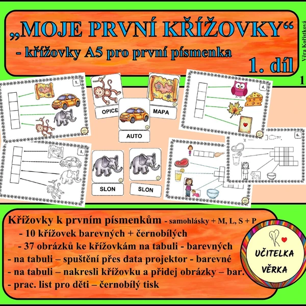 MOJE PRVNÍ KŘÍŽOVKY