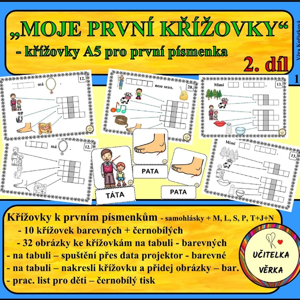 MOJE PRVNÍ KŘÍŽOVKY 2. díl
