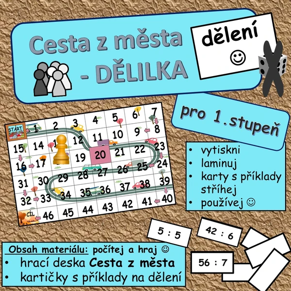 Cesta z města - dělilka