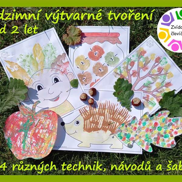 PODZIMNÍ VÝTVARNÉ TVOŘENÍ pro děti od 2 let