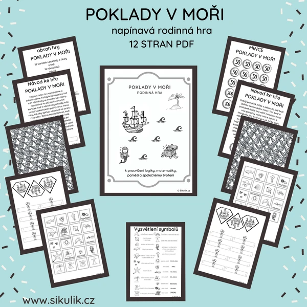 POKLADY V MOŘI Napínavá Rodinná Hra