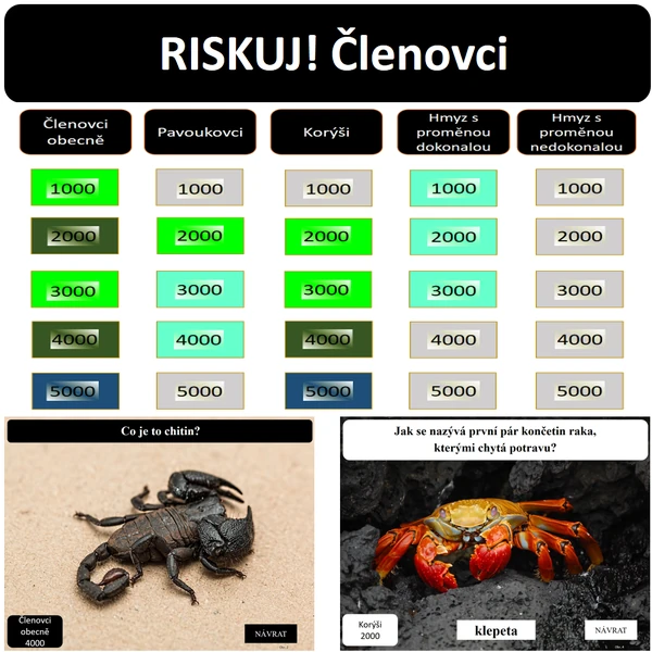 RISKUJ! Členovci