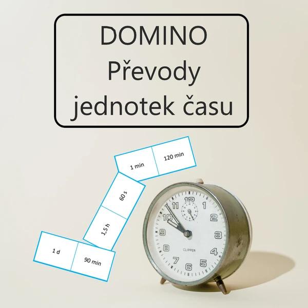 Domino - převody jednotek času
