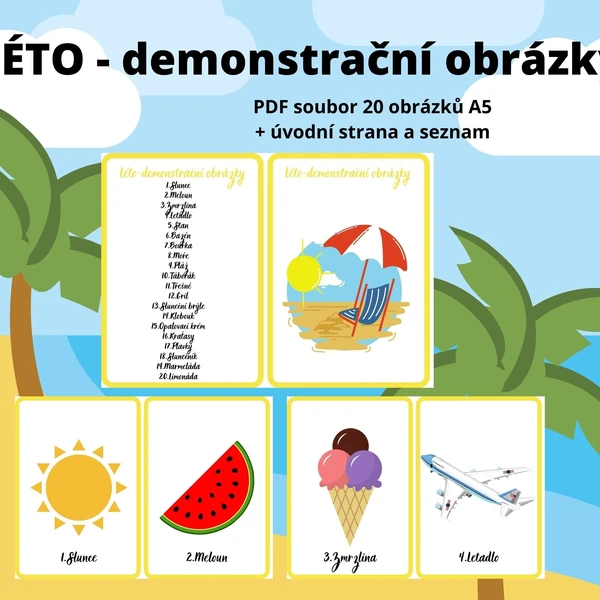 Léto - demonstrační obrázky