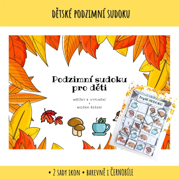 Podzimní sudoku 4x4