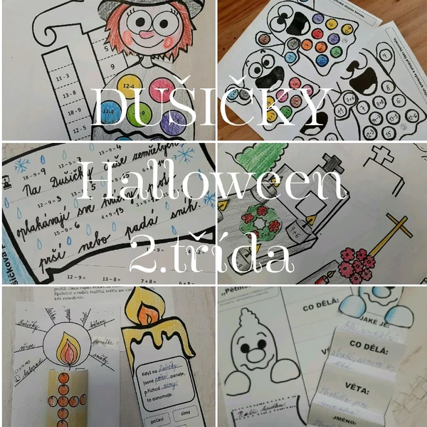 DUŠIČKY, HALLOWEEN 2. TŘÍDA