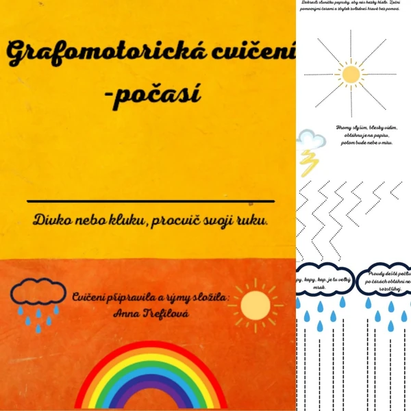 Grafomotorika počasí 