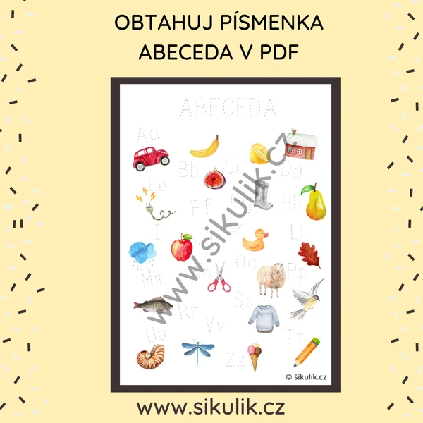 ABECEDA OBTAHUJ PÍSMENKA