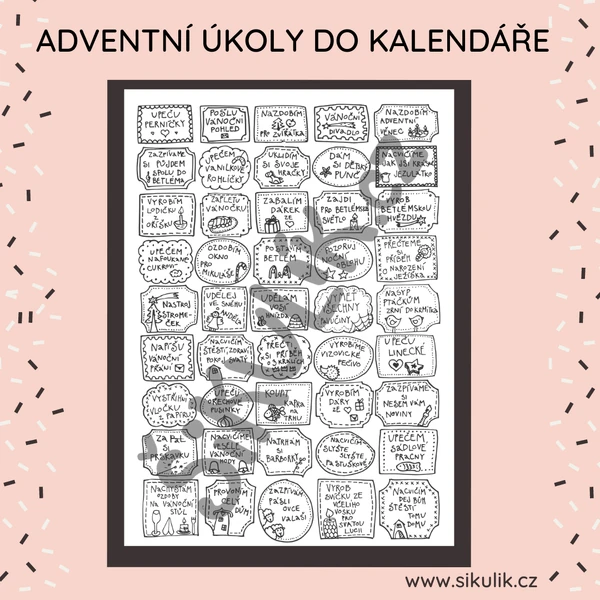 Adventní úkoly
