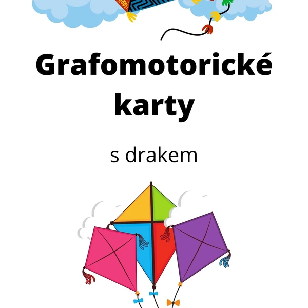 Grafomotorické karty s drakem