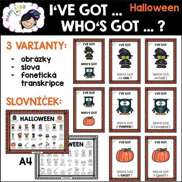 I'VE GOT ... / WHO'S GOT ... ? - Halloween