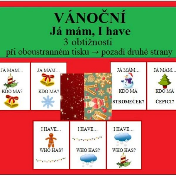 VÁNOČNÍ - Já mám, I have