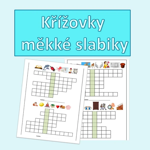 Křížovky - měkké slabiky