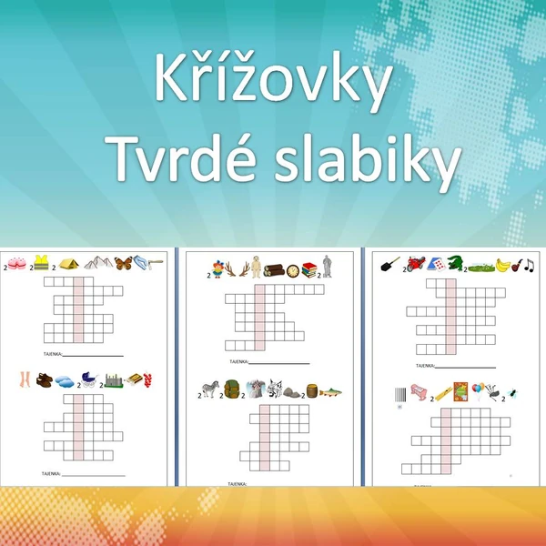 Křížovky - tvrdé slabiky