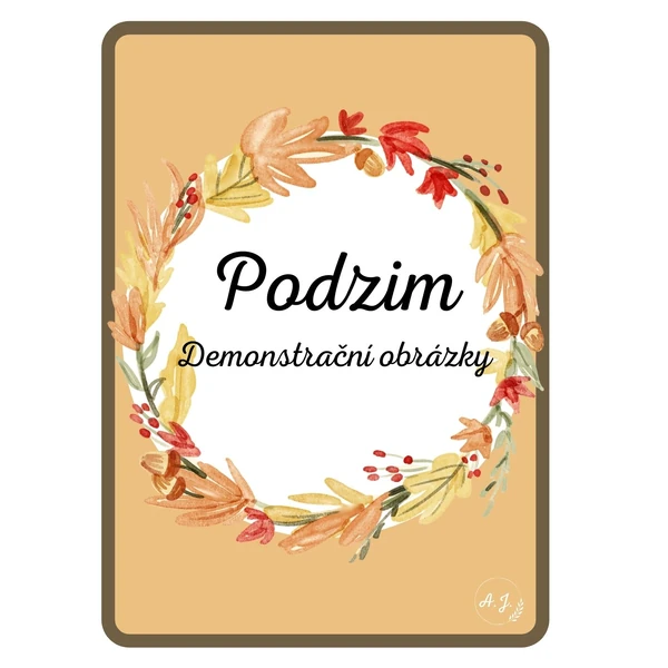 Podzim - demonstrační obrázky