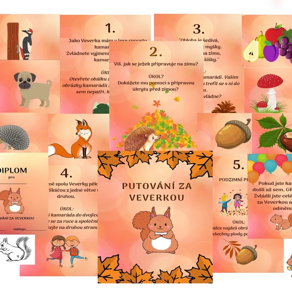 PUTOVÁNÍ ZA VEVERKOU